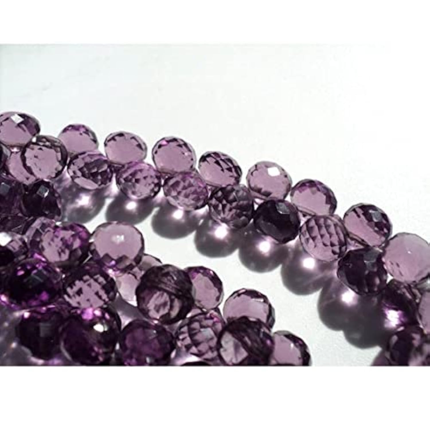 Améthyste violette LKBEADS perles oignon 7mm pour réparer et personnaliser vos bijoux