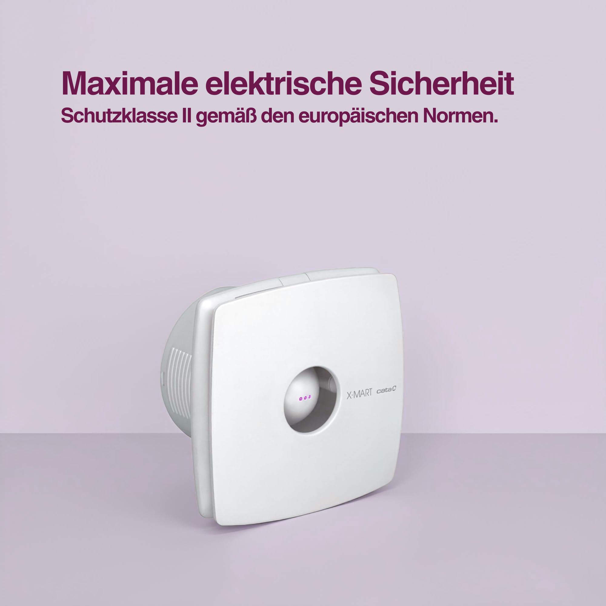 Cata X-Mart 12 – wentylator Household (biały, 20 W, 220 – 240 V, 50/60 Hz, 17 cm, 13,550 cm, 17 cm)