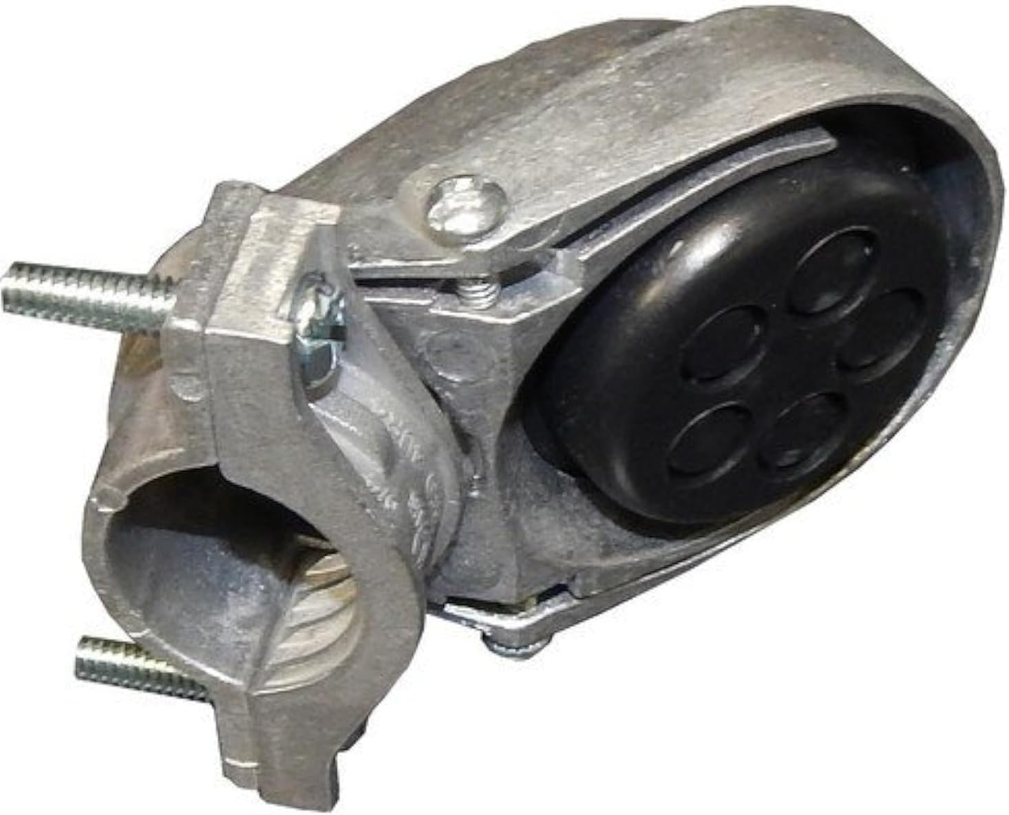 Morris Products Aluminum Service Entrance Cap โ Clamp On Caps โ For Pulling Service Drop Conductors, Rigid Conduit, IMC, E.M.T. โ Heavy Duty Pressure Clamp โ Weather Resistant โ 2โ, (15525)
