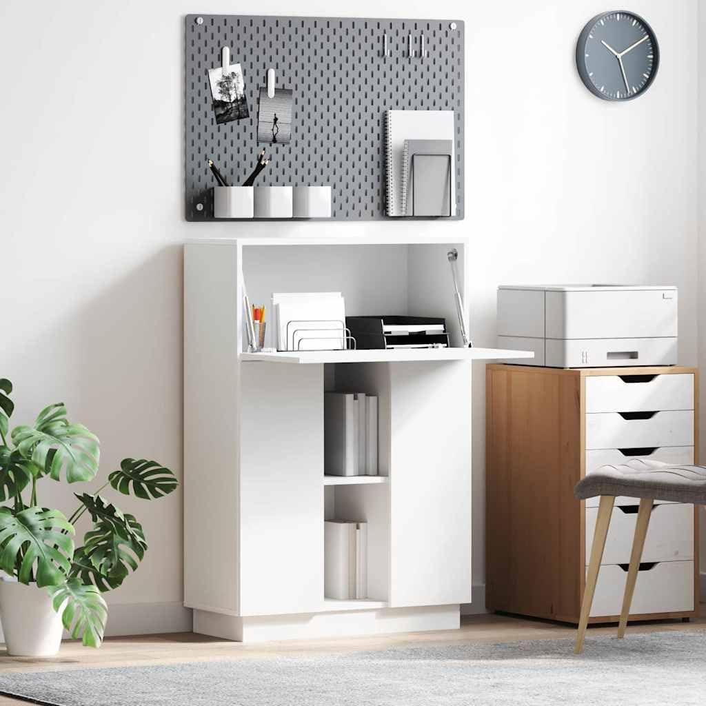 vidaXL Escritorio 71.5 x 31.5 x 106.5 cm Madera de ingeniería, Escritorio Moderno, Almacenamiento Duradero, Mueble Compacto para Oficina, Estudio Actual, Espacio de Trabajo Funcional