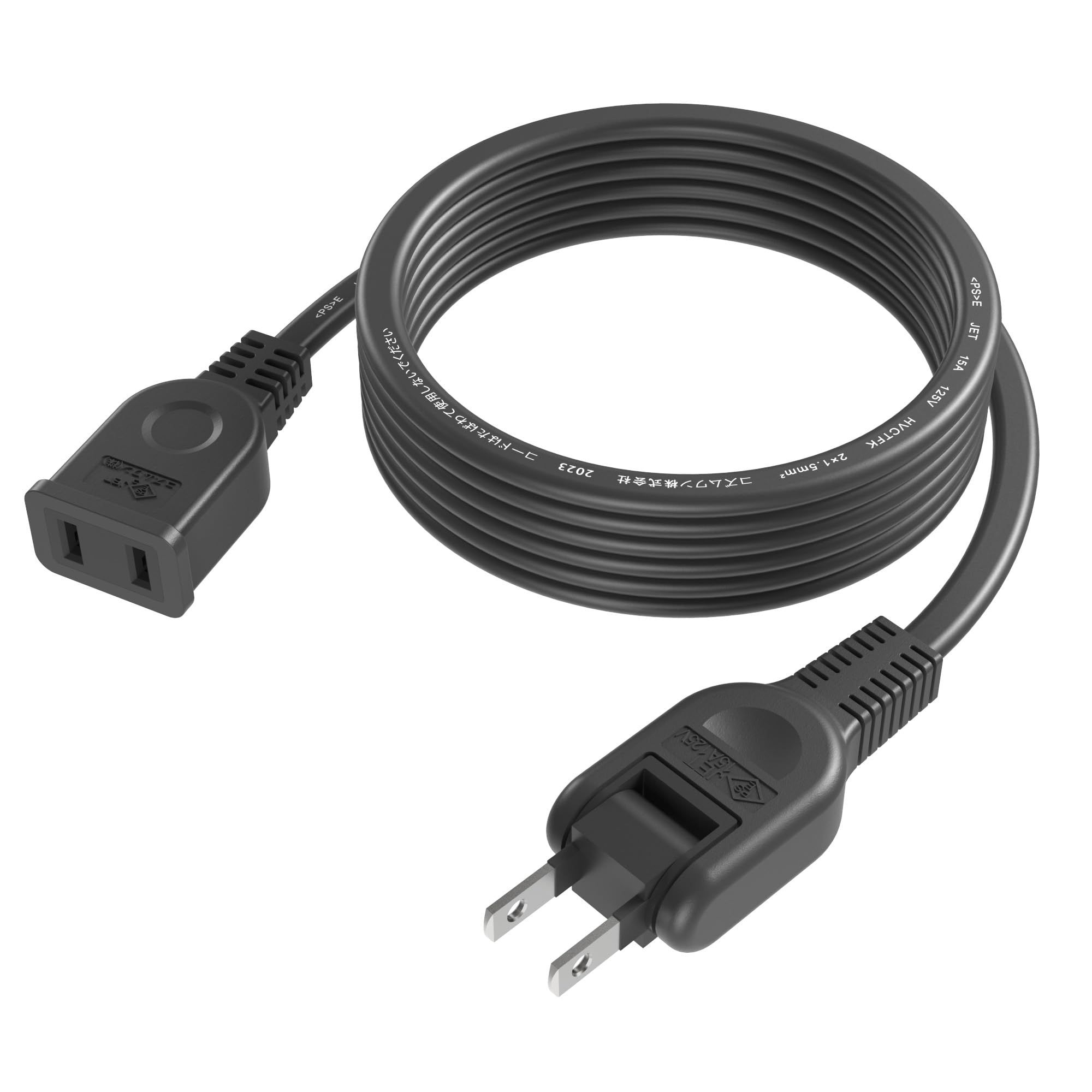 Amazon.co.jp: 家電用電源コード 電源延長コード 2ピンプラグ接続可能