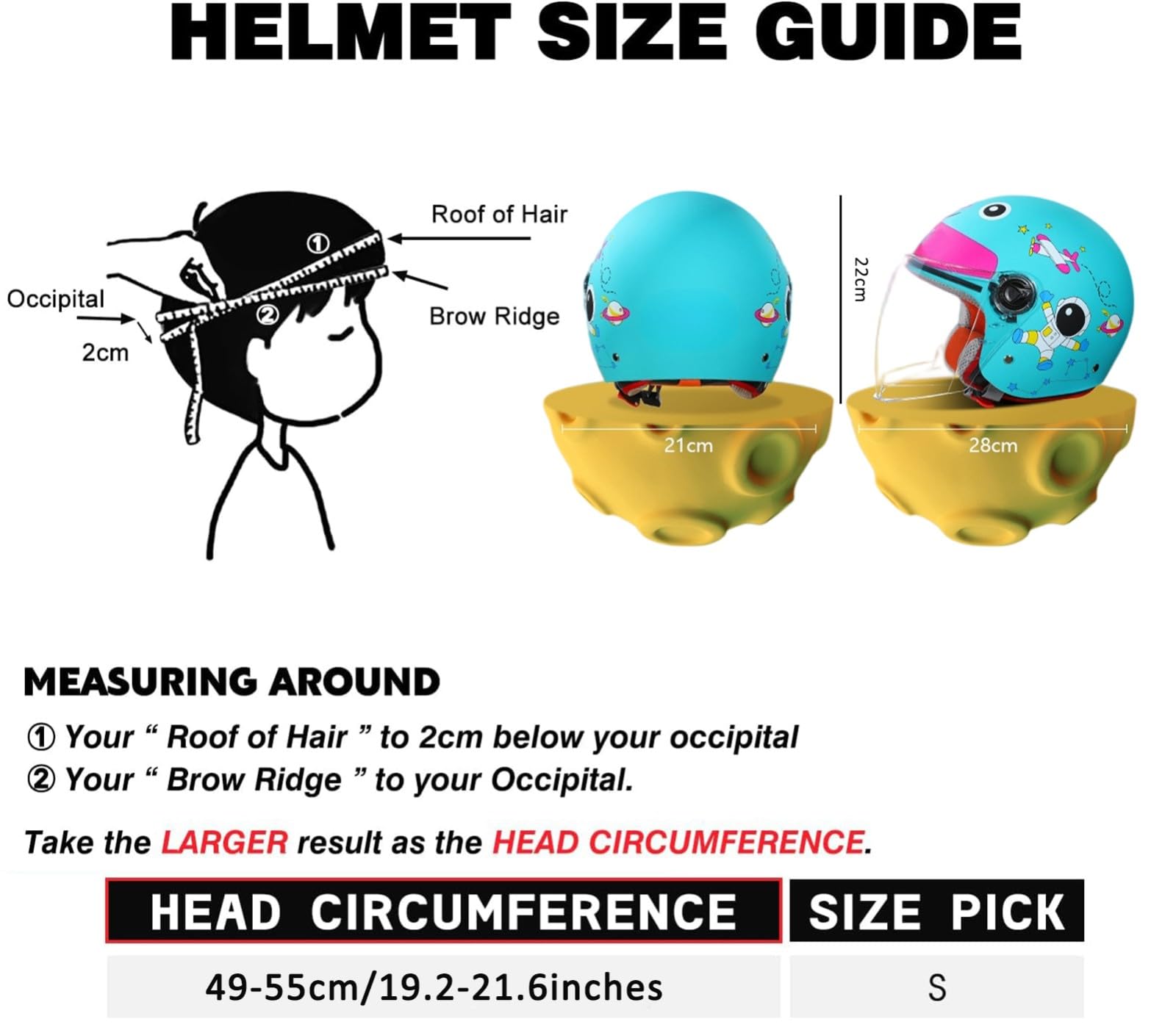 Casco Per Bambini Casco Da Bici Per Bambini E Bambine Dai 4 Ai 12 Anni Casco Da Moto Aperto Per Bambini Casco Per Bicicletta Monopattino Pattinaggio Adatto A Tutte Le Stagioni
