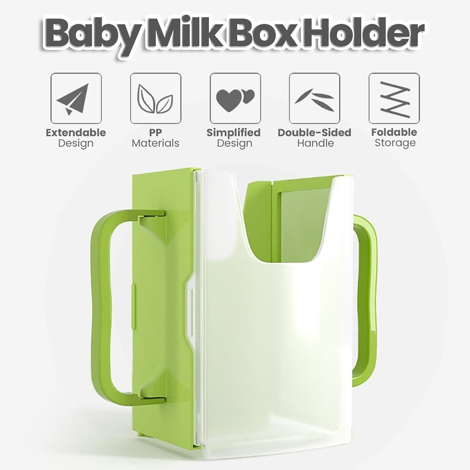 Soporte para cartón de leche, organizador funcional para recipientes de leche, soporte moderno para cartón de leche, soporte para vasos sin aplastamiento para cartones de leche, elegante soporte de