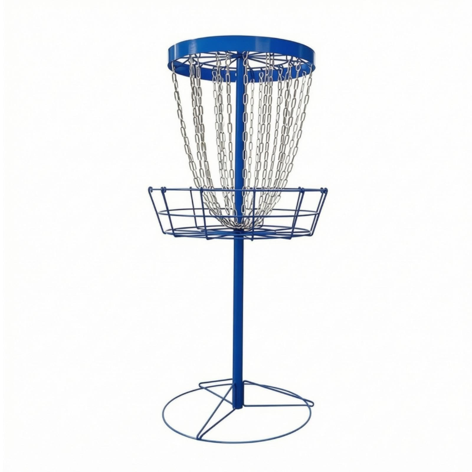 Disc-Catching Basket Basket with Chains Freestanding Disc-Catching Basket Basket Target Portable Sports Gear for Beginners, Backyard, Park Blue-picture-25