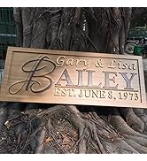 ADVPRO - Personalized Custom Made Solid Pine Wood rustic home sign decor wedding