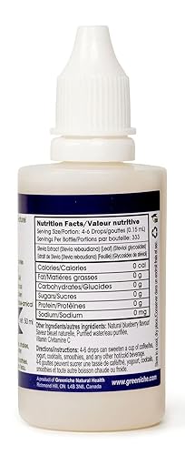 Miniatura 2 de Flavorall Stevia saborizada de 1.7 fl oz, arándano burbujeante, 30 sabores, gotas líquidas de stevia, edulcorante cero calorías, gotas de stevia