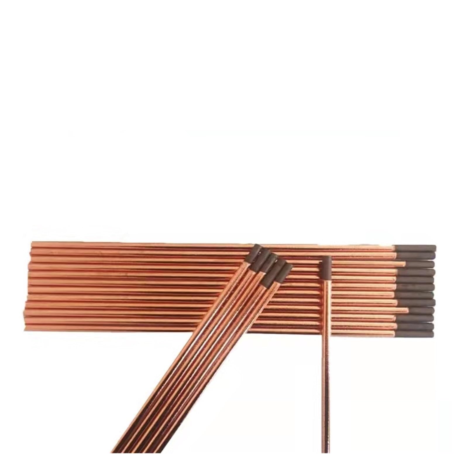 Lot De 5 électrodes En Graphite Pour Gougeage à Arc - Diamètres 4 à 10mm, Longueur 355mm, Haute Conductivité Pour Soudage