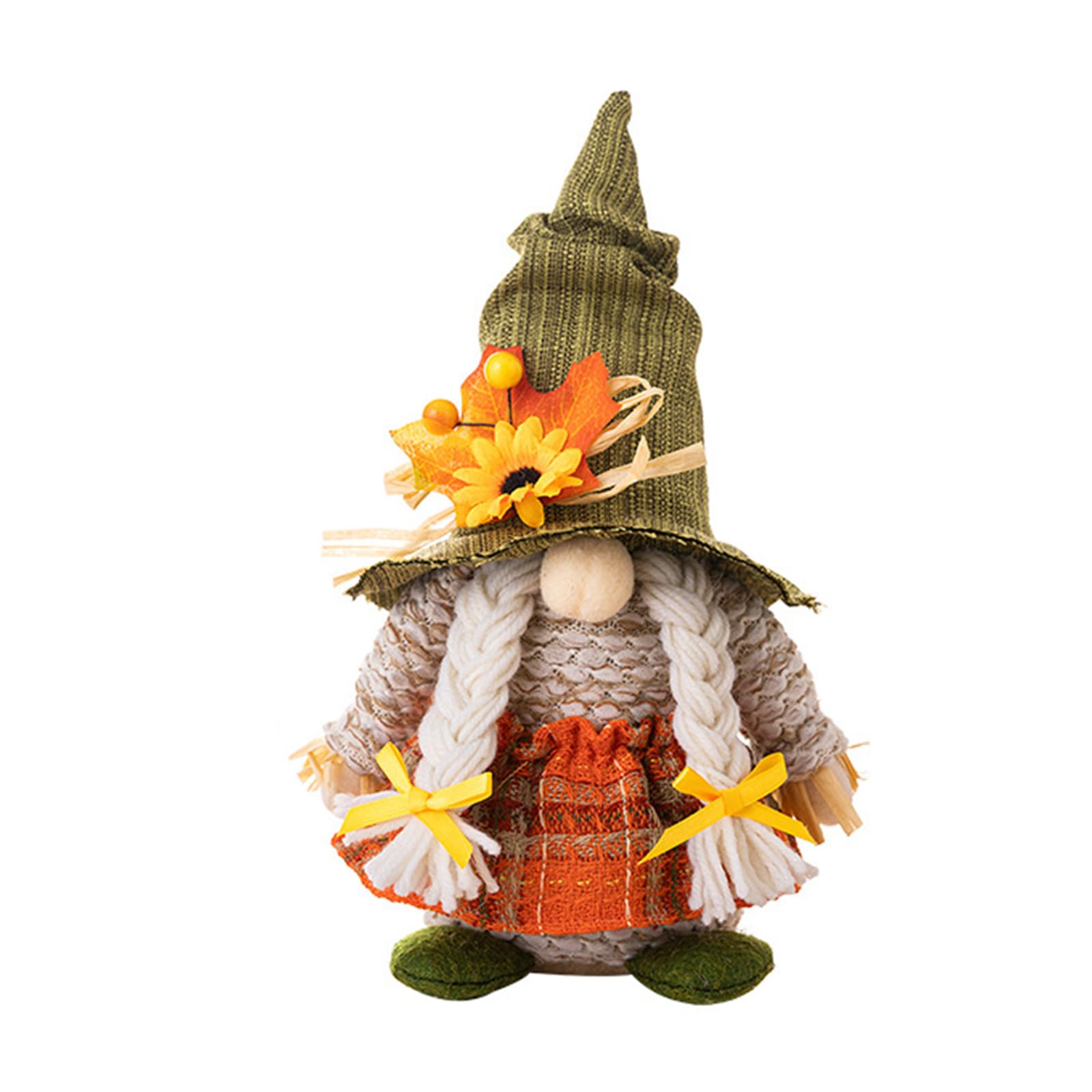 Buxuaaaa Men's Ladies Thanksgiving Standing Maple Decorative Statue Figurine Tiered Tray Ornat Season Kitchen Tray Decoration
