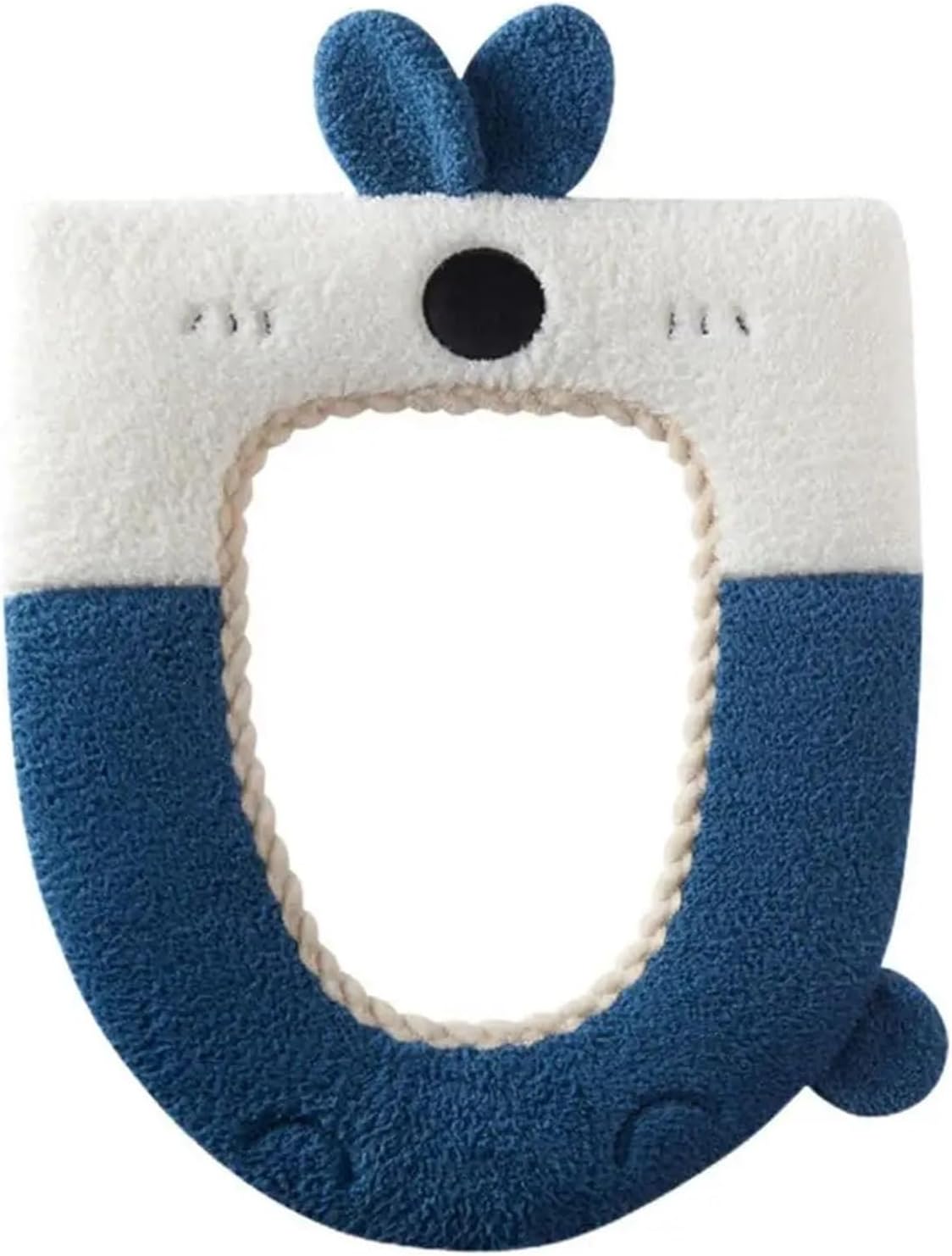 Soft Toilet Seat Cover Pad Toilet Seat Cushion Pad Washable Thicken Cover Pad Cushion Warm Toilet Seat Cushion Mat for Bathroom (Size : Gray)