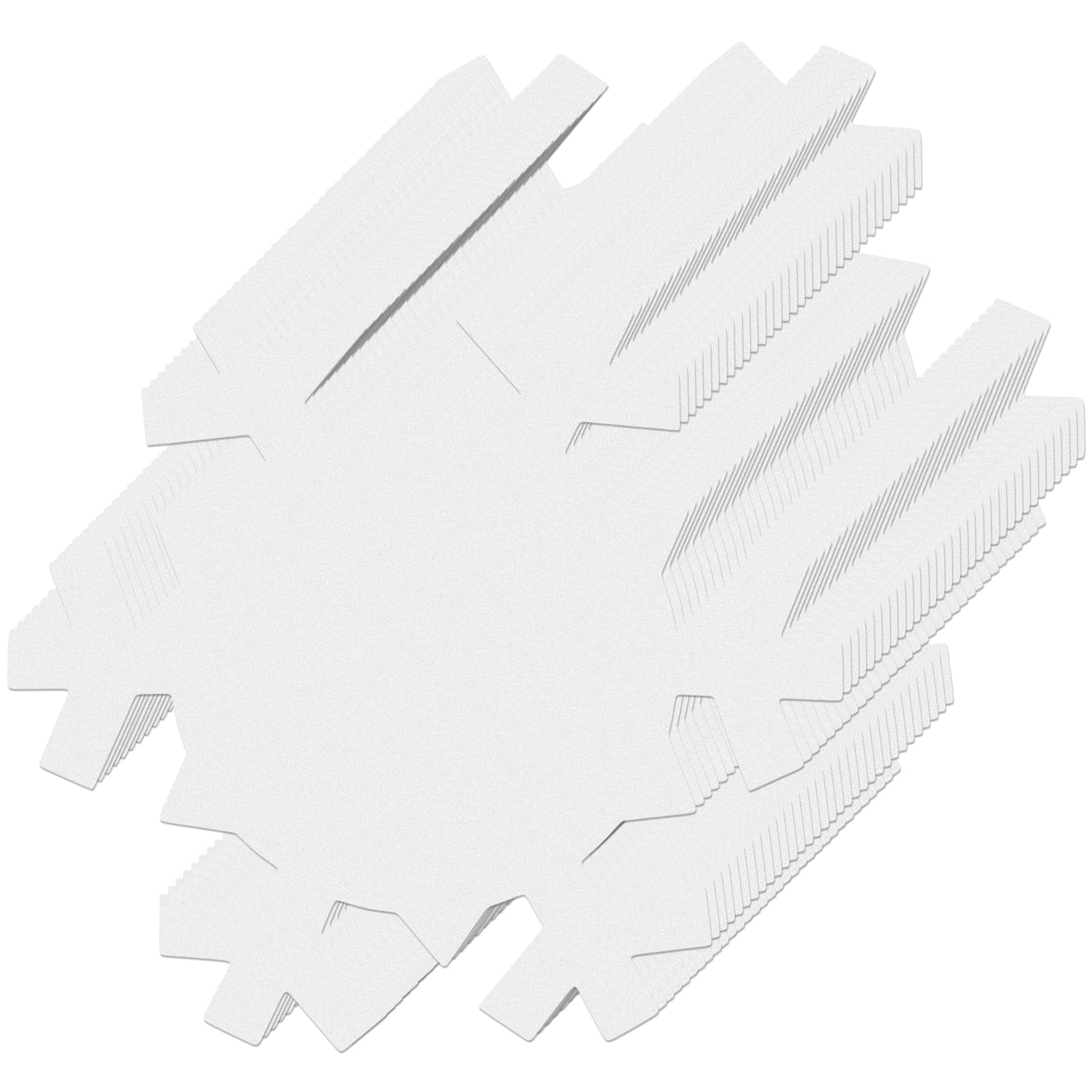 Kisston 360 Schneeflocken-Ausschnitte, 10x10 Cm, Aus Karton – Für DIY, Deko & Schule