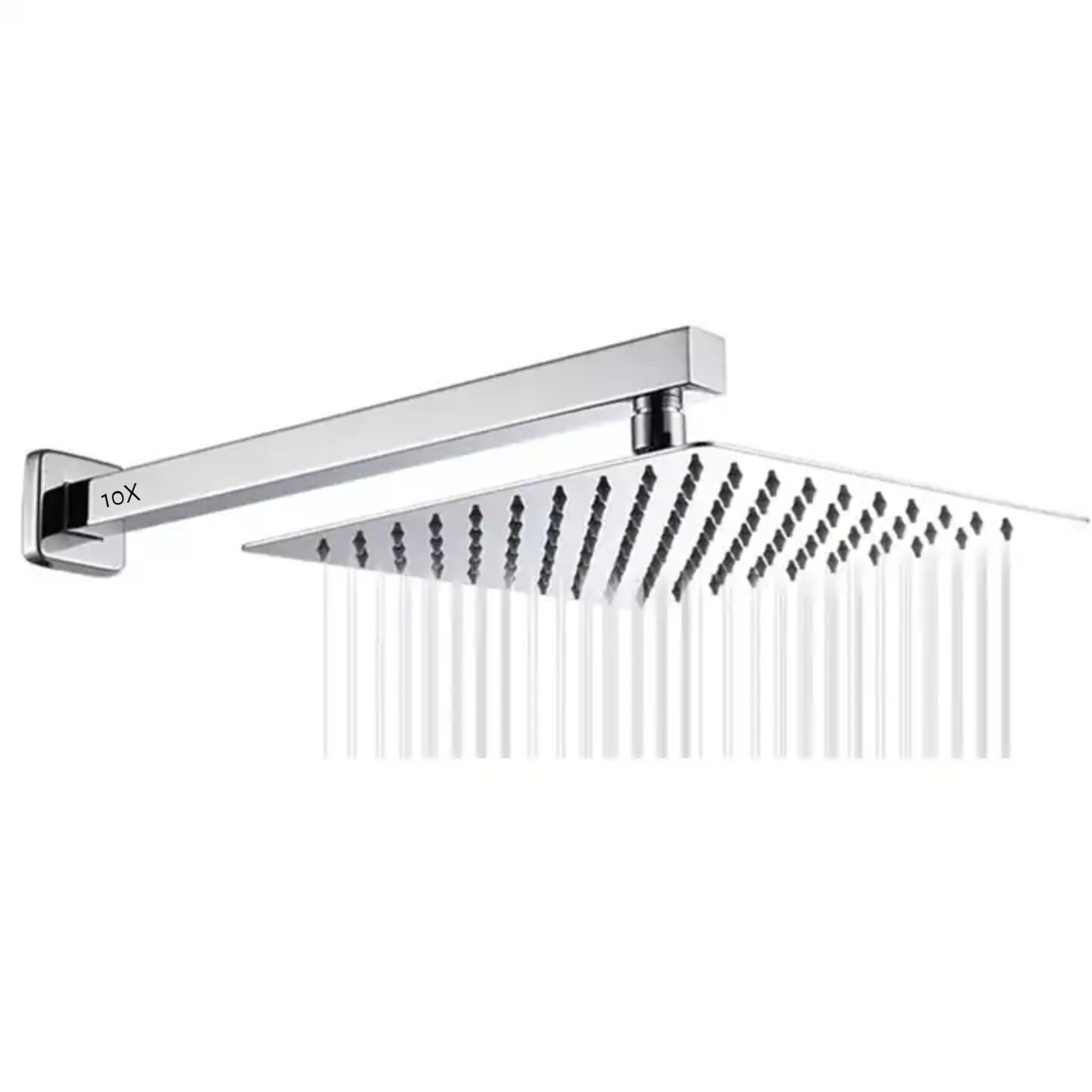 10X 6" Overhead Slim Shower With 12 Sqaure Arm SH-5635 For Bathroom (B0CNH57XZ4) Amazon Price History, Amazon Price Tracker