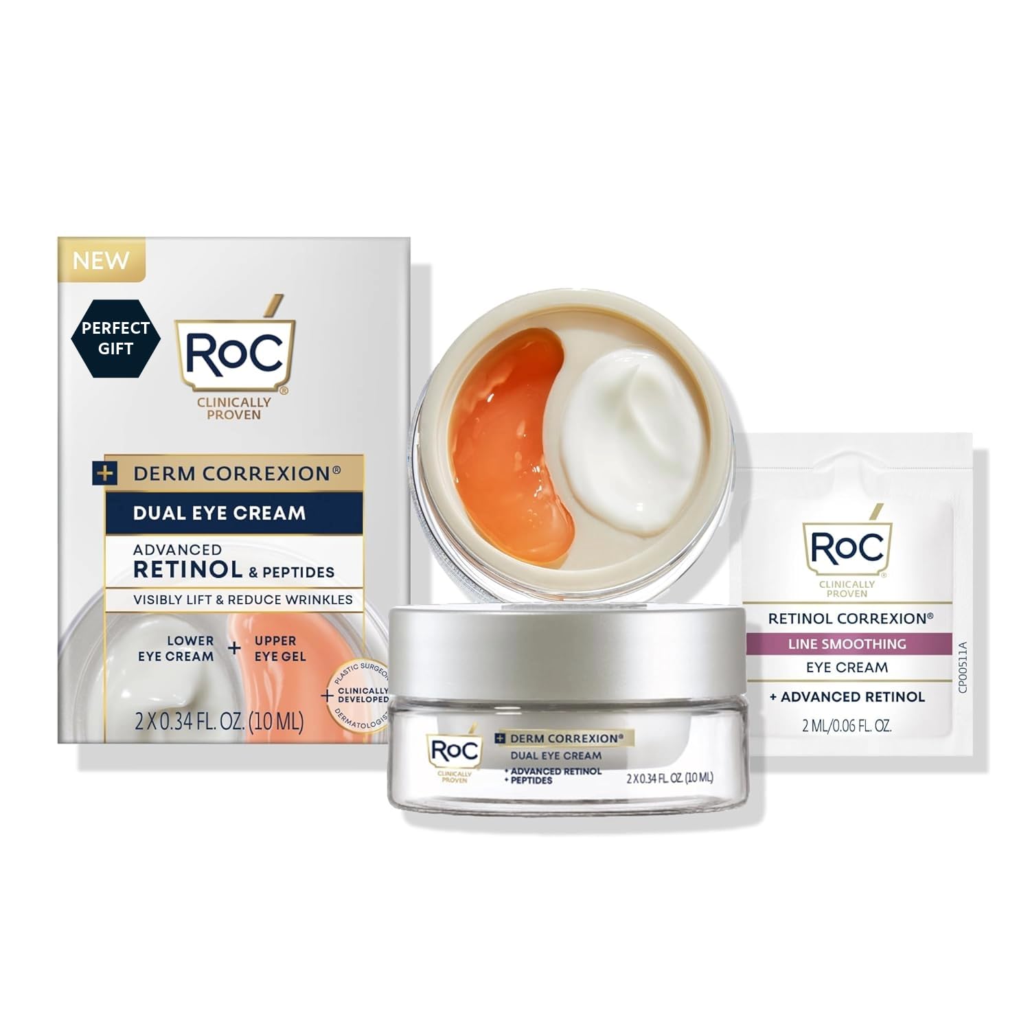 DERM CORREXION DUAL EYE with Line Smoothing Eye Packette