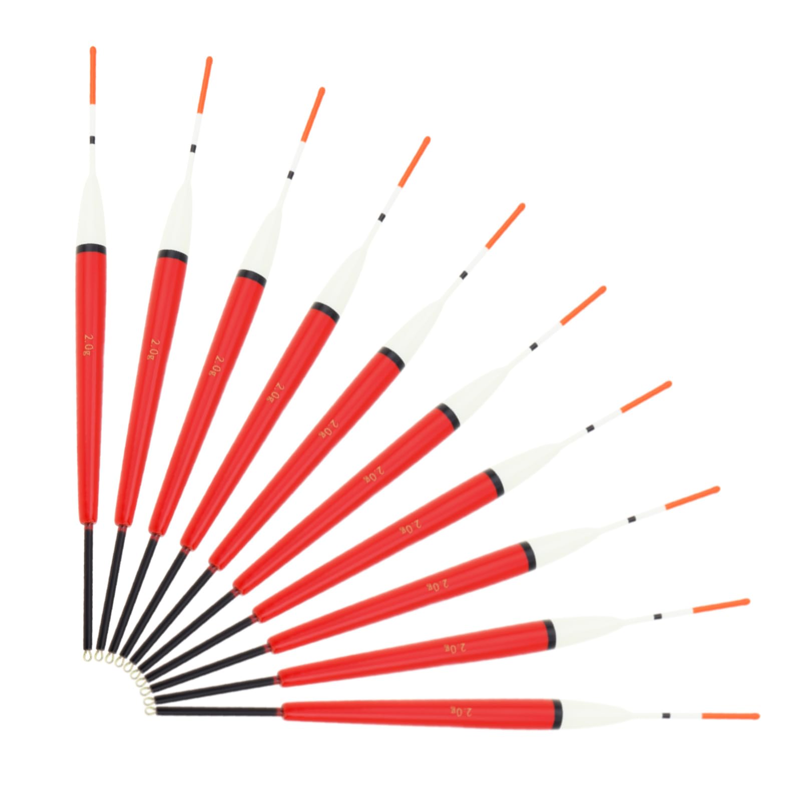 10 Galleggianti Da Pesca In Legno Di Paulownia - Per Pesca In Mare, Lago E Fiume - Foto 9