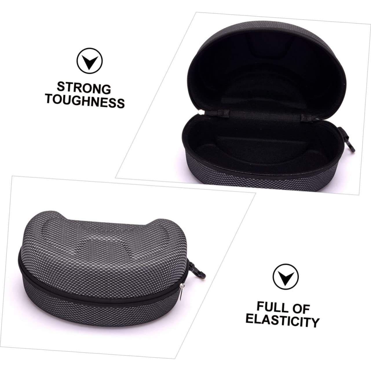PACKOVE 4 Piezas Estuche De Gafas Estuche Duro Para Gafas Vasos De Chupito De Vidrio Estuche Para Gafas De Esquí Gafas De Esquí Maletas De Viaje Gafas Deportivas Molde Para Hacer Queso