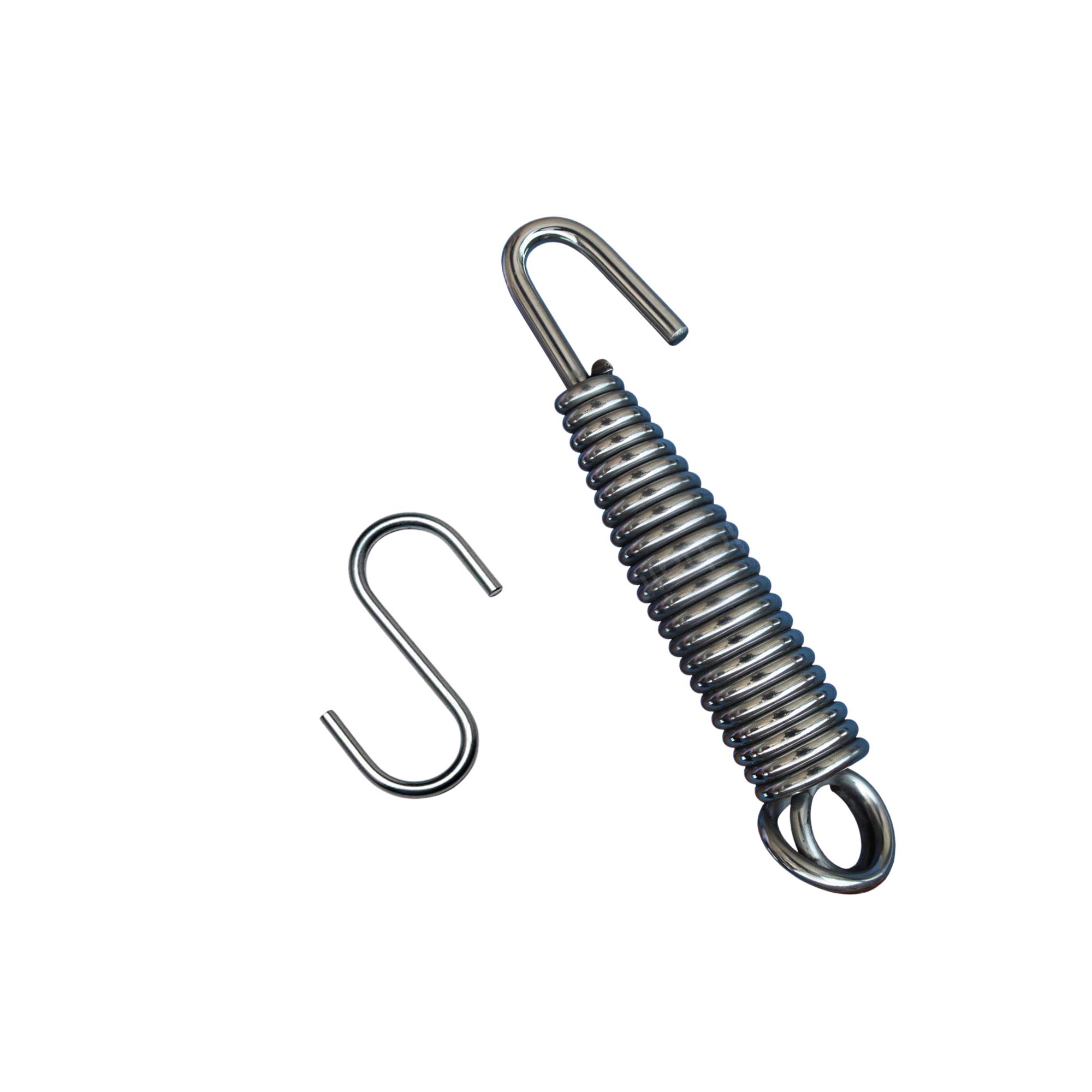 Barakath Swing Springs,- Heavy-Duty Chrome Hammock Hanging Chair Spring for Hammock Chairs Ceiling Mount Porch Swings? Hanging Kit for Yoga, Indoor Outdoor (1 Spring, 1 Shook)-image-42