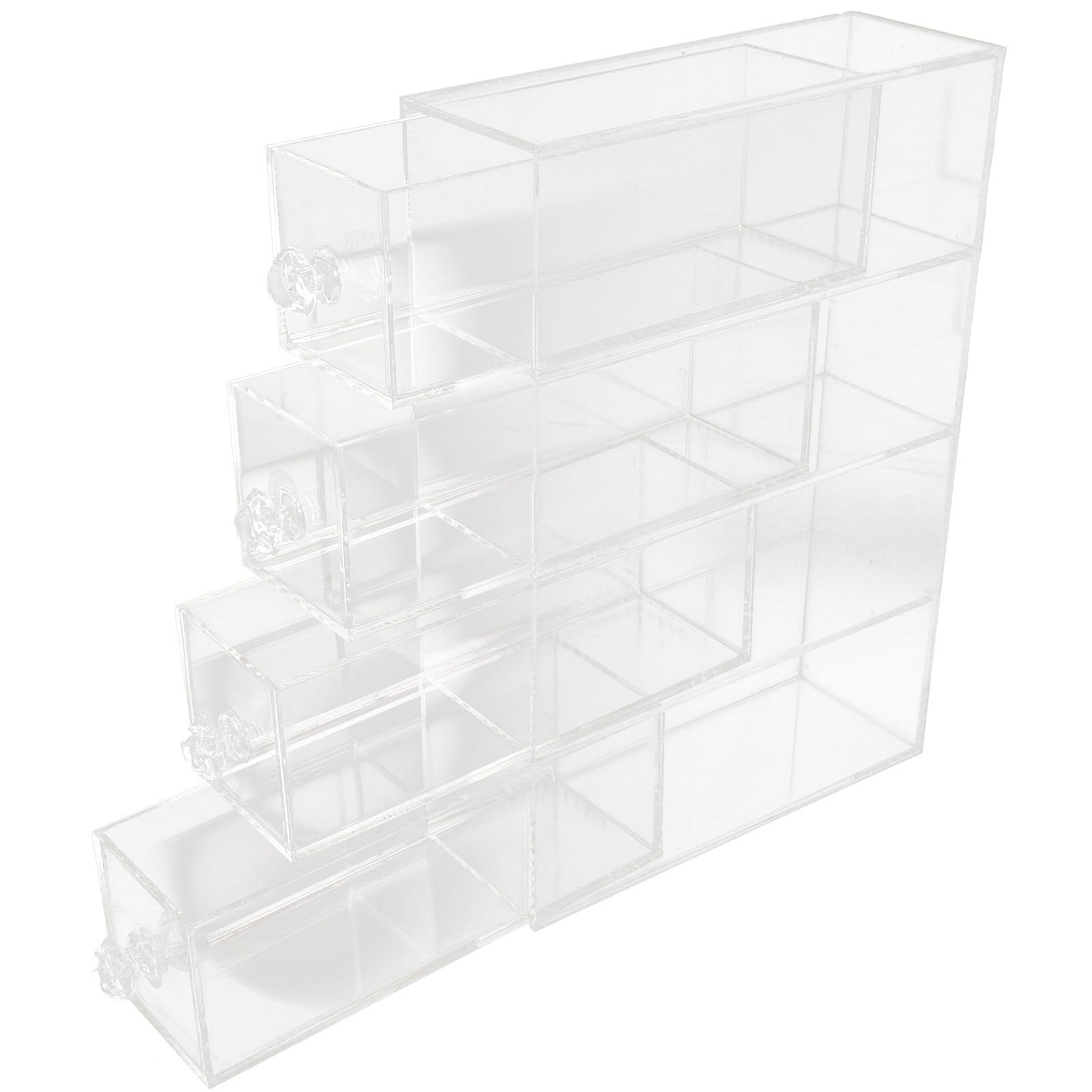 Acrílico Transparente Cajonera Pequeña Organizador para Joyas