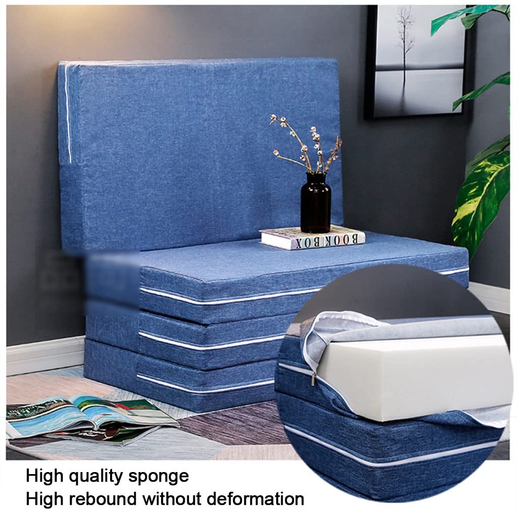 Materasso Pieghevole In Memory Foam 10 Cm, Letto Per Ospiti E Campeggio, Grigio, 203x193x10 Cm, Con Fodera Lavabile E Garanzia 10 Anni - 3