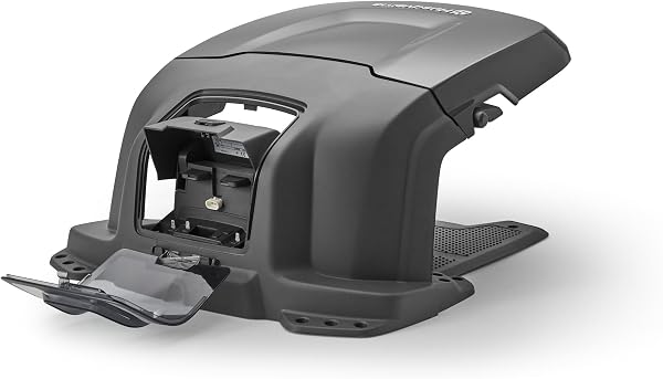 Garage de protection pour robot tondeuse Husqvarna Automower, toit rabattable, gris
