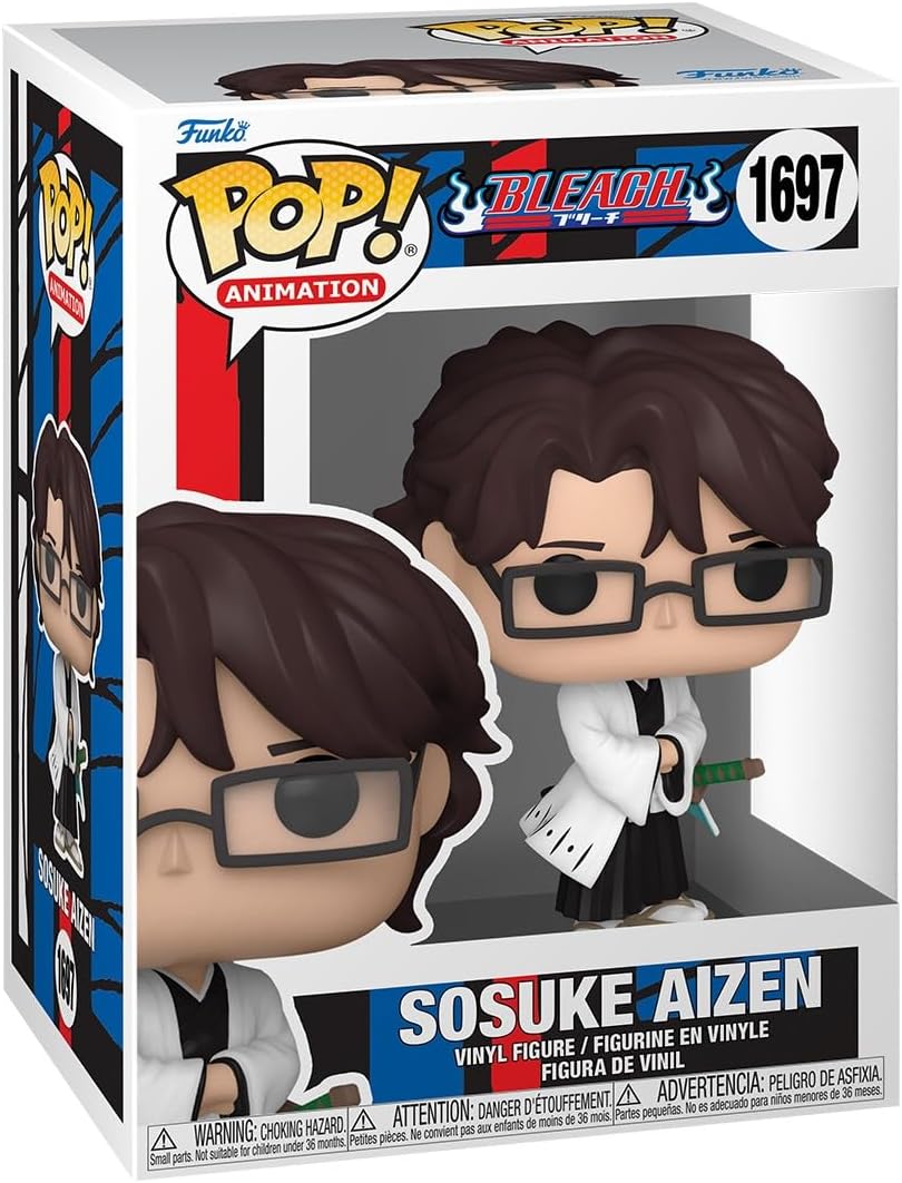 Pop! Animation: BLEACH - Aizen Sousuke - Bleach - Collectable Vinyl Figure - Gift Idea - Official Merchandise - Toys for Kids & Adults - Anime Fans - Model Figure for Collectors and Display