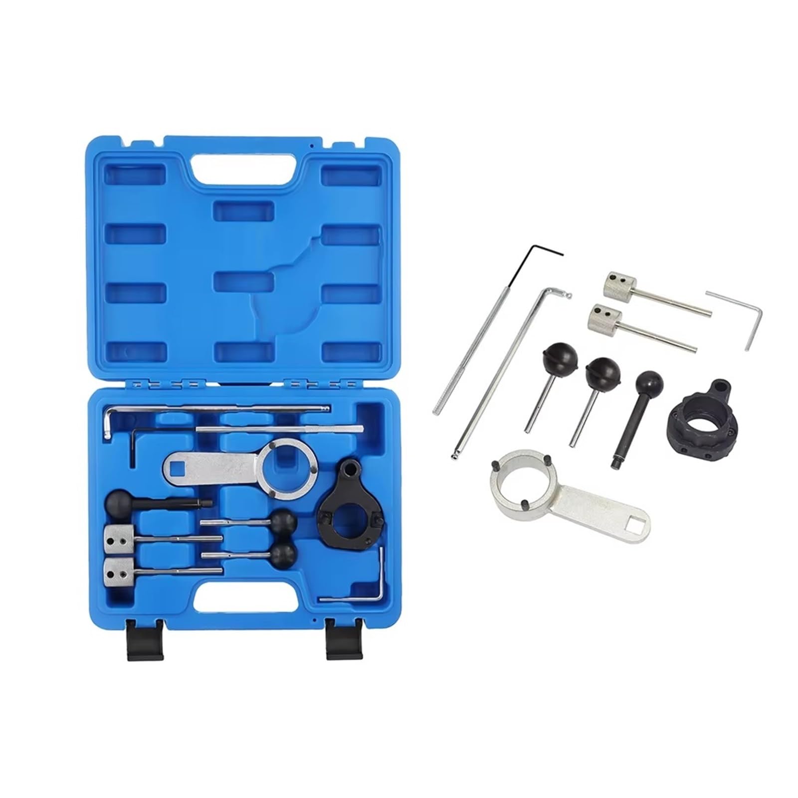 Compatibile Con 1.9 1.6 2.0 TDI Set Strumenti Cinghia Dentata Motore Albero A Camme Albero Strumento Fasatura Sostituzione Strumento Bloccaggio Kit Scorrevoli Kit Attrezzi Per Fasatura