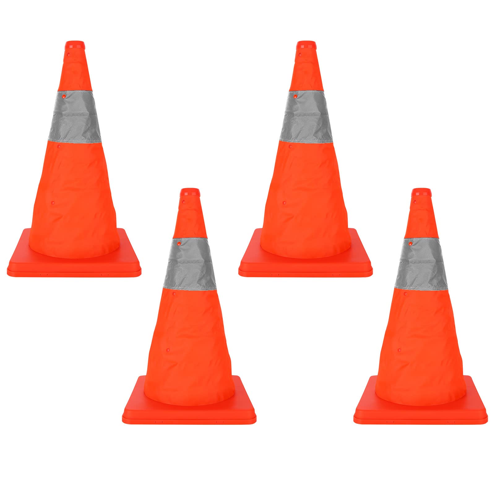 Buy AKOLAFE 4 Pack Pop Up Safety Cones 18'' Collapsible Cones