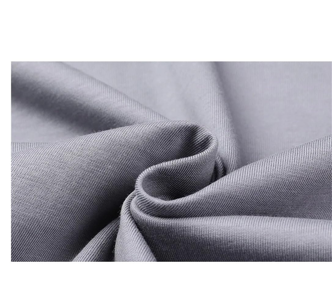 Męskie t-shirty bawełniane męskie z dekoltem w serek koszulki topy dekolt w serek jednolity kolor koszule męskie z krótkim rękawem