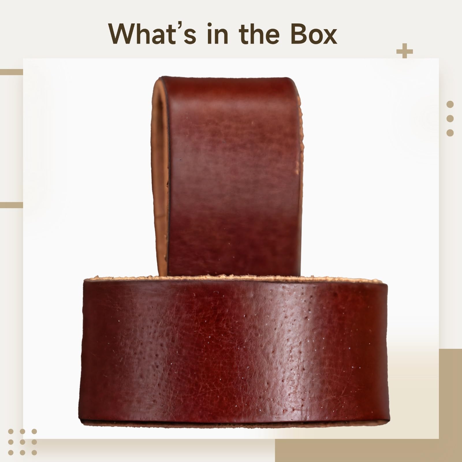 Fourreau de Hache en Cuir pour Ceinture, Porte-Outils en Cuir, Ajustable pour Ceintures Jusqu’à 5 cm ou 1,97 Pouce, Couleur Marron, Solution Pratique pour Porter la Hache en Plein air