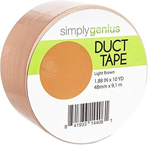 Simply Genius Cinta adhesiva de arte y manualidades resistente, suministros de manualidades para niños y adultos, cinta adhesiva de color, 1.8