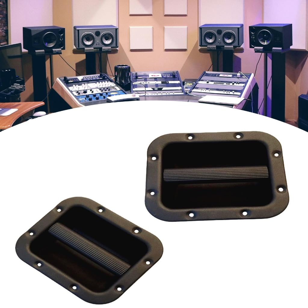Lautsprechergriff, Subwoofer, Verstärker, Lautsprecher, Schrankgriff, Metallgriff, Klangzubehör, Einbaulautsprecher-Griff, 2 Stück