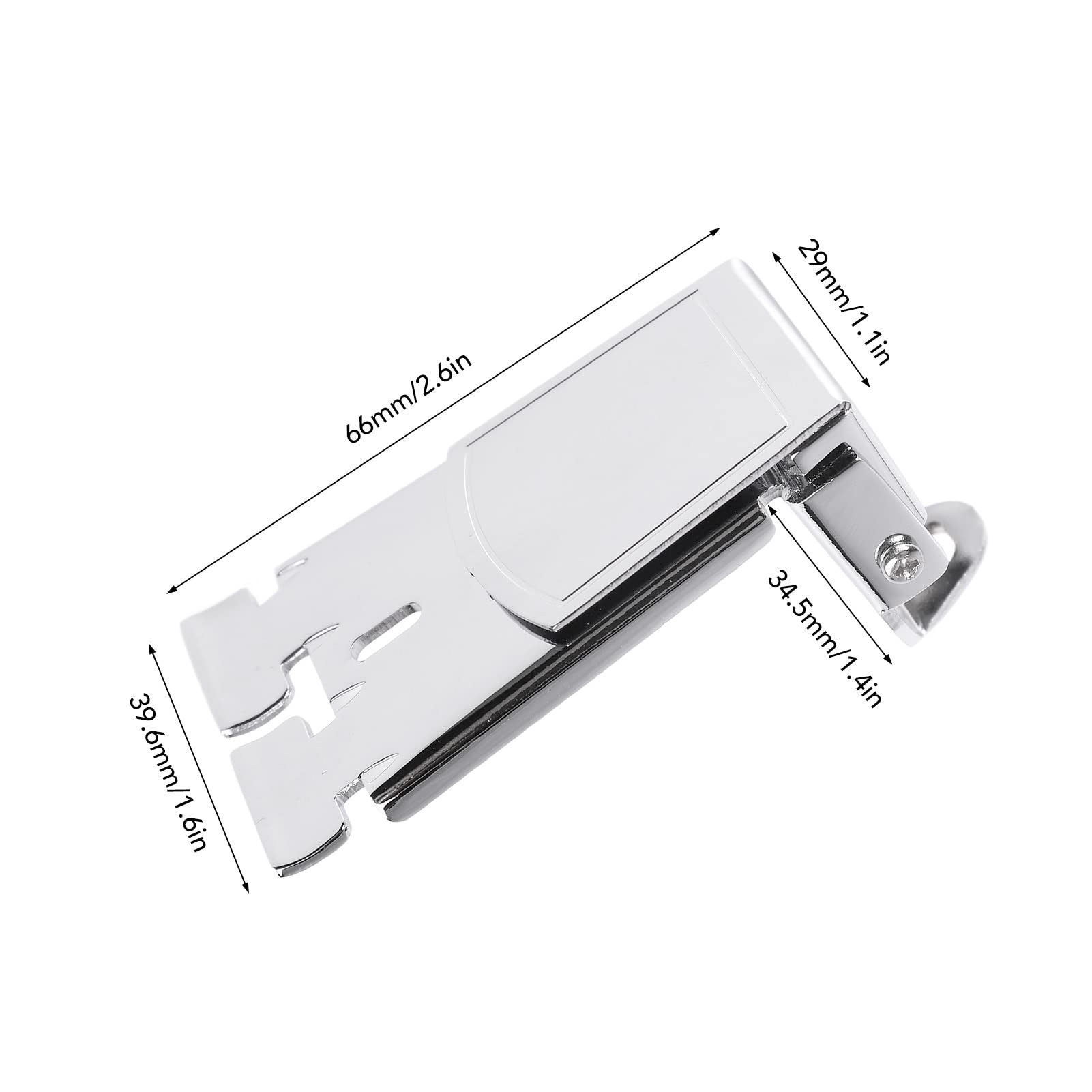 5 String Banjo Tailpiece Chrome Color Metal Banjo Tailpiece Plate Replacement Banjo Accessory