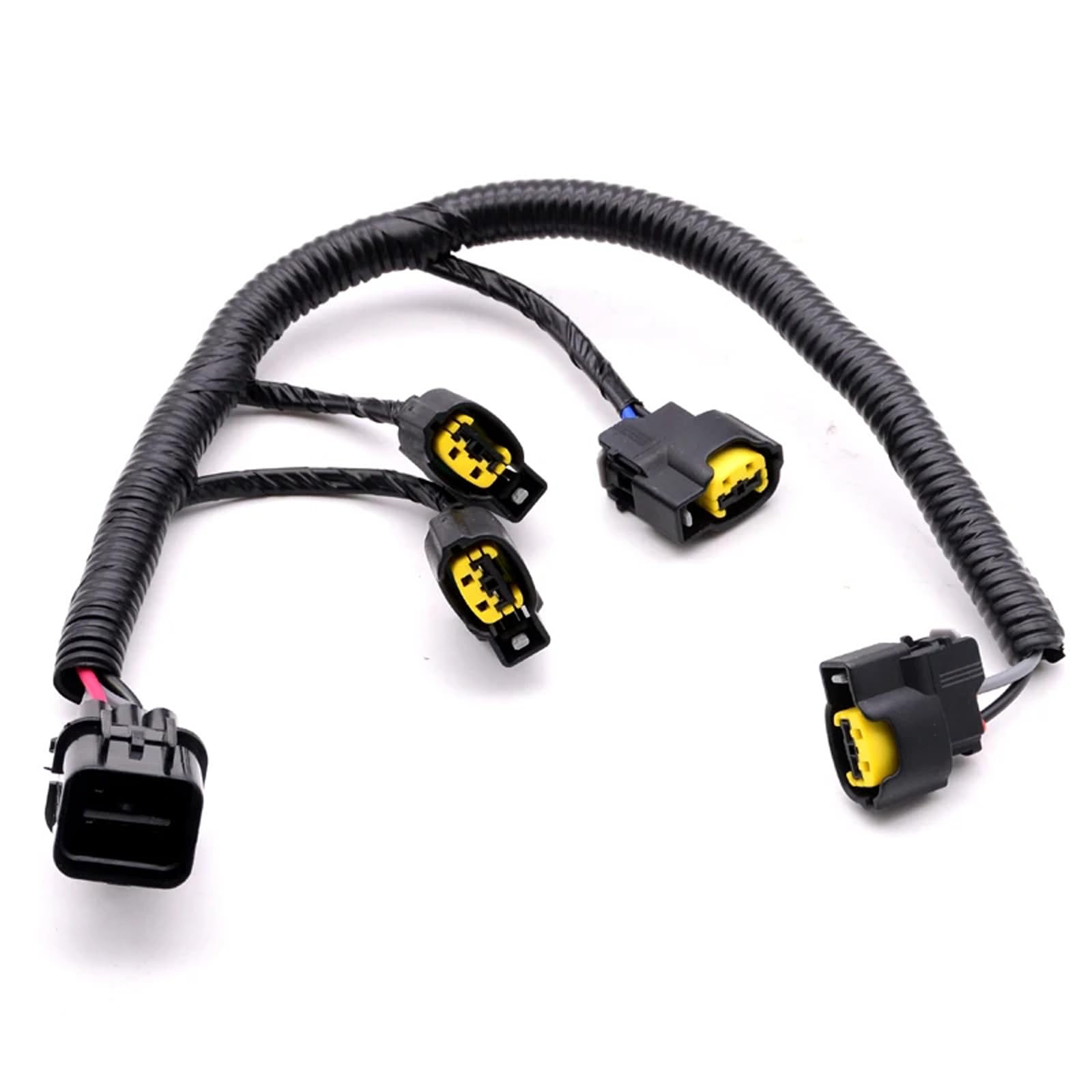 Bobina de encendido del coche Cable Plug Extensión Mazo de cables Compatible Para Kia Rio Soul Ceed Cerato Spectra Forte Rondo Compatible Para Hyundai Elantra i30 Accent 1.6L