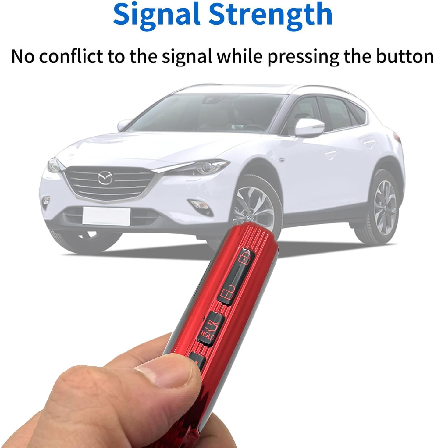 Creativity for Mazda Key fob Case accessories (Red Key Cover) image 5