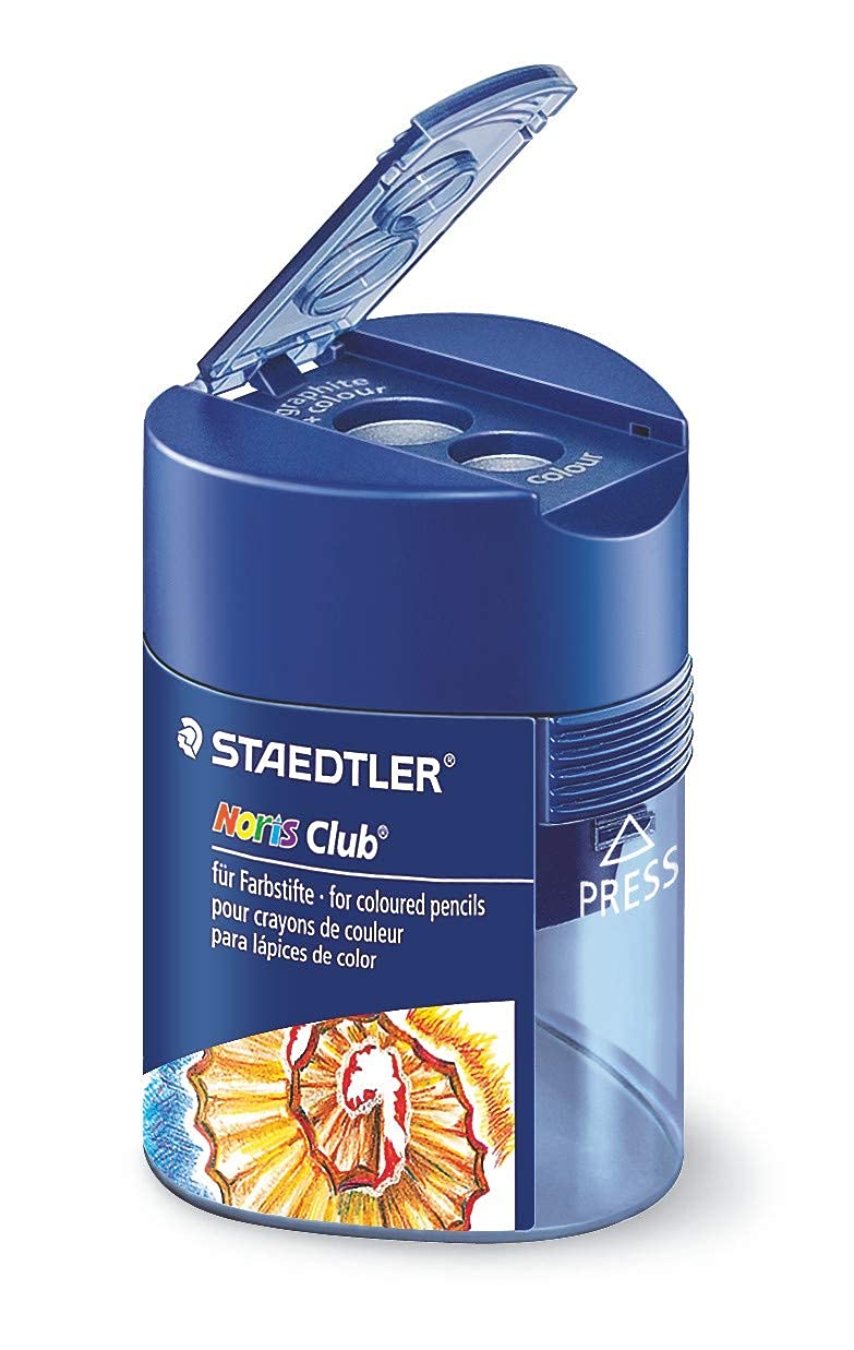 STAEDTLER Double Hole Tub Triangular Design Sharpener