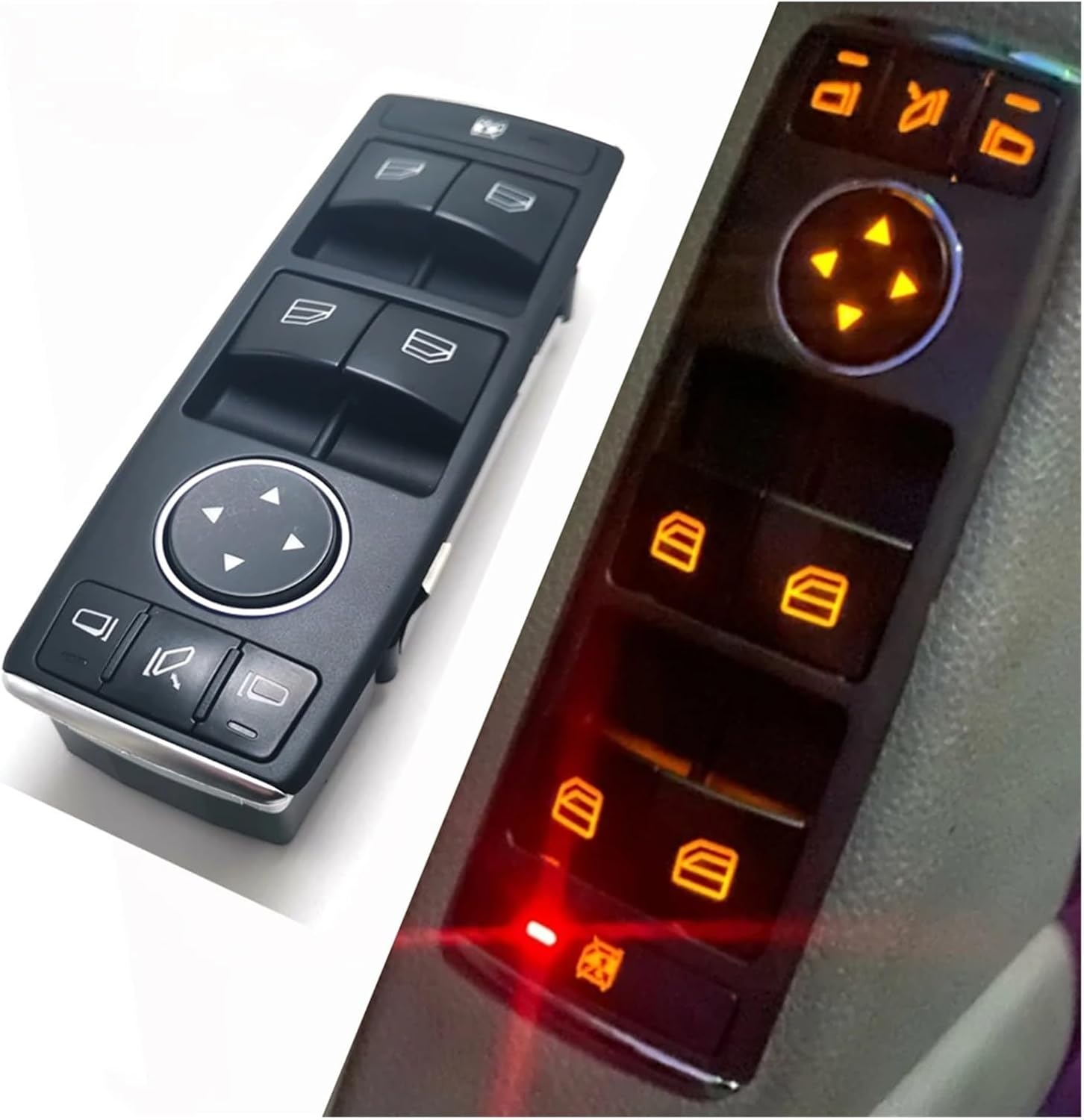 Electric Window Control Power Window Switch Compatible with Mercedes-Benz X156 W176 W246 X166 GLS GLA Class A M Class OE 1669054400