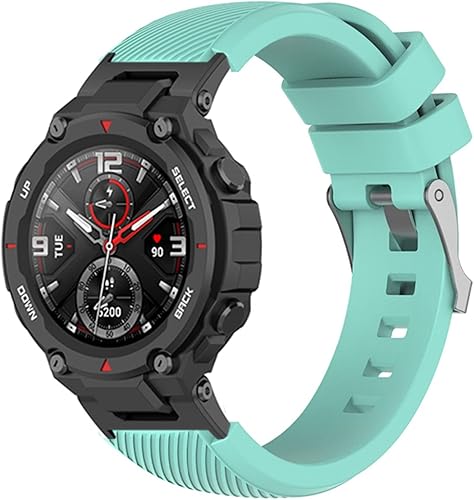 Correas de repuesto para reloj Amazfit T-Rex para mujeres y hombres, correas de repuesto ajustables de silicona deportiva para Amazfit T-Rex A1918,