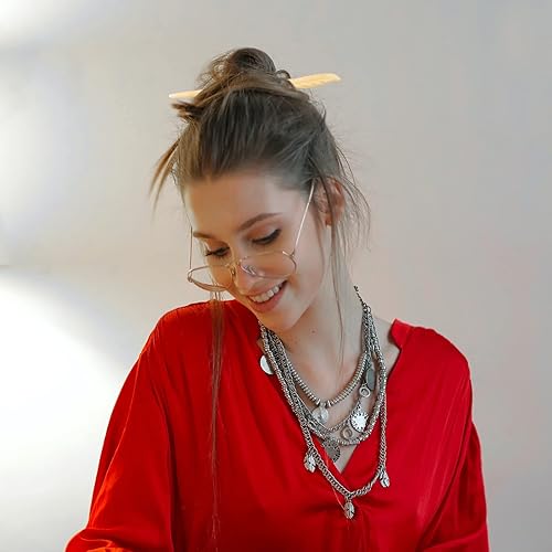 Miniatura 7 de Minkissy Palillos de pelo de cuerno de oveja, palillos chinos para el cabello, palillos vintage para moños de kimono chino japonés, chignon Hanfu