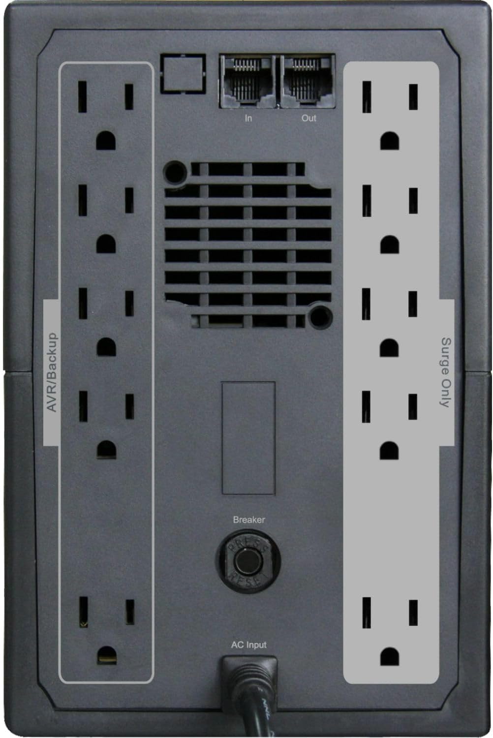 Vica S1600 1600VA 4AC Outlet(s) Compact Black Uninterruptible Power Supply - Uninterruptible Power Supplies (1600 VA, 900 W, 81 V, 148 V, 108 V, 132 V)