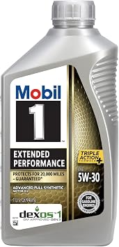 Mobil 1 Extended Performance Full Synthetic Motor Oil 5W-30, 1 Quart 6 Pack