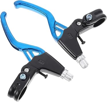 Mountain Bike Brake Handles Aluminum Braking Levers for Folding and Racing Bikes 1 Pair Lightweight and Sturdy Design for Cycling Enthusiasts