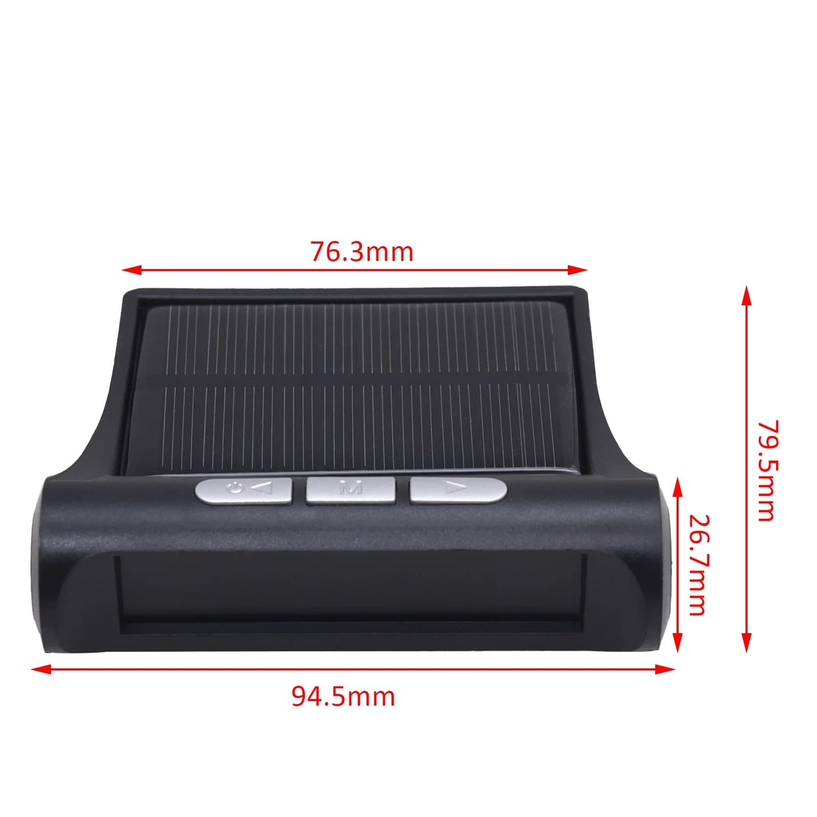 Tpms Sistema di monitoraggio della Pressione dei Pneumatici Wireless Display di Allarme for Pneumatici for Auto solari Pressione Pneumatici