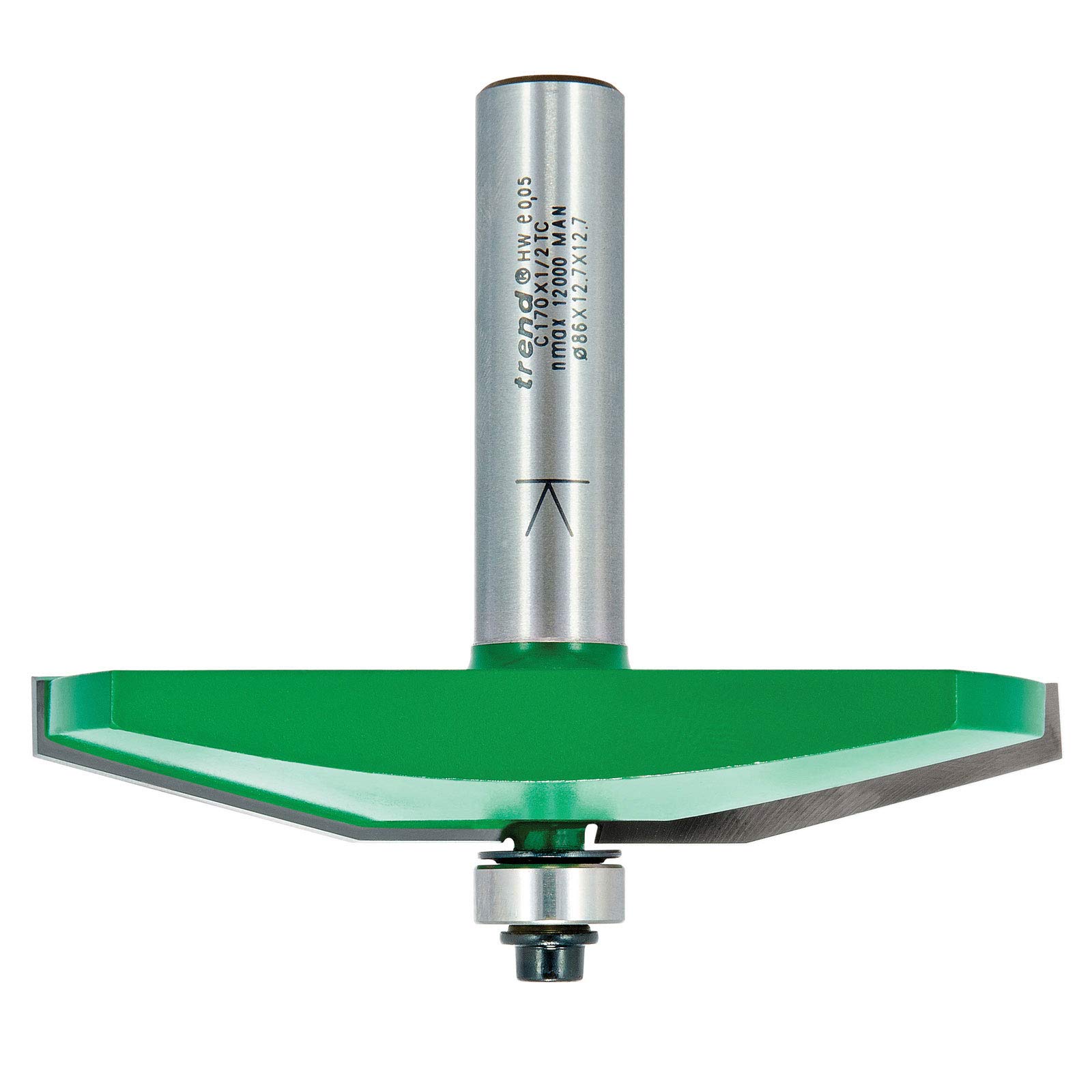 Trend Cuscinetto Guidato 3° Sottosquadro Punta Del Router