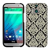 HTC One M8 Beautiful Vintage on Black Firm Case