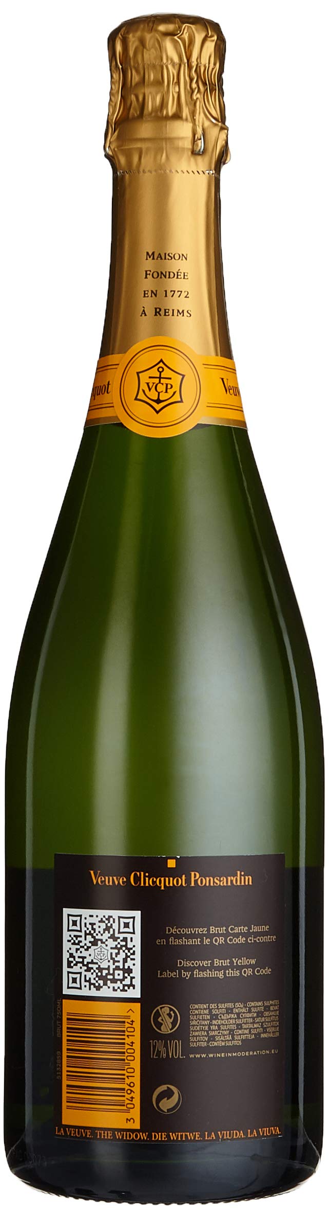 Veuve Clicquot Ponsardin Brut in Geschenkverpackung (1 x 0.75 l)