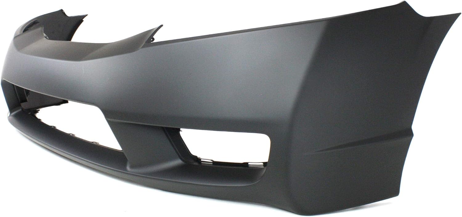 Evan Fischer Bumper Cover Compatible with 2009-2011 Honda Civic, Front, Primed, Sedan CAPA Certified
