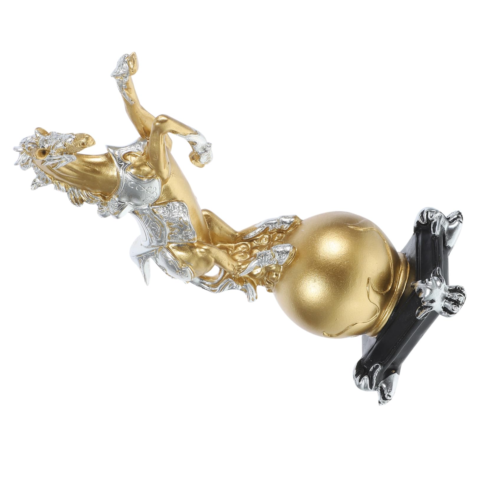Figurine de cheval debout et modèle de statue décorative pour bureau et salon - 8