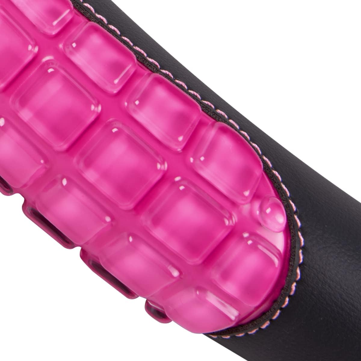 Flying Banner car Steering Wheel Cover Gel Massage Velvet Cool Warm Universal Size 15 inches SUV Truck Anti Slip Odorless Summer Winter (Black Pink, Gel Massage) - Image 7