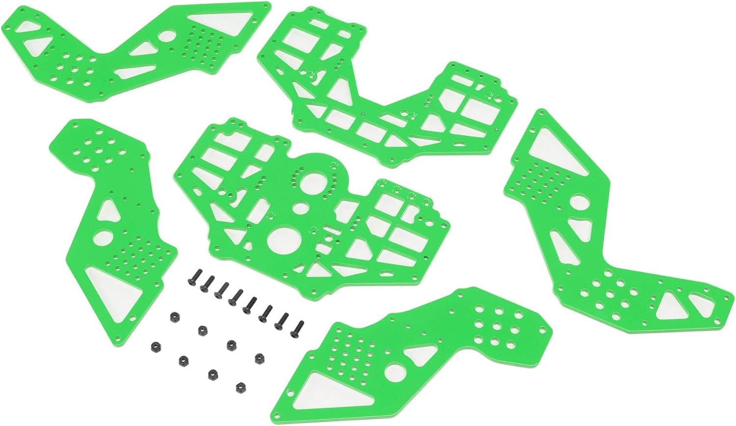 Losi Chassis Set Green LMT Mega KS LOS241058 Elec Car/Truck Replacement Parts