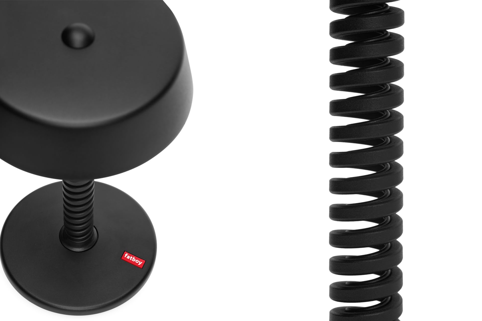 Fatboy Bellboy LED Tischlampe - Dimmbare Nachttischlampe mit Ladefunktion - Tischlampe Kabellos - Akku für 9 bis 90 Stunden - 2700K Leselampe - Indoor Outdoor Tischleuchte - 30cm Höhe - Anthrazit