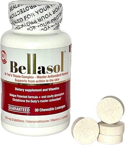 Miniatura 2 de Bellasol Primeras pastillas de glutatión, selenio, VIT C, D E y suplemento dietético de semillas de uva ayuda a la salud y la belleza, aumenta la
