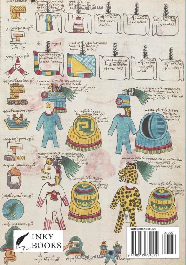 Codex Mendoza: Facsimile Edition Premium Color Ink and White Paper image 3